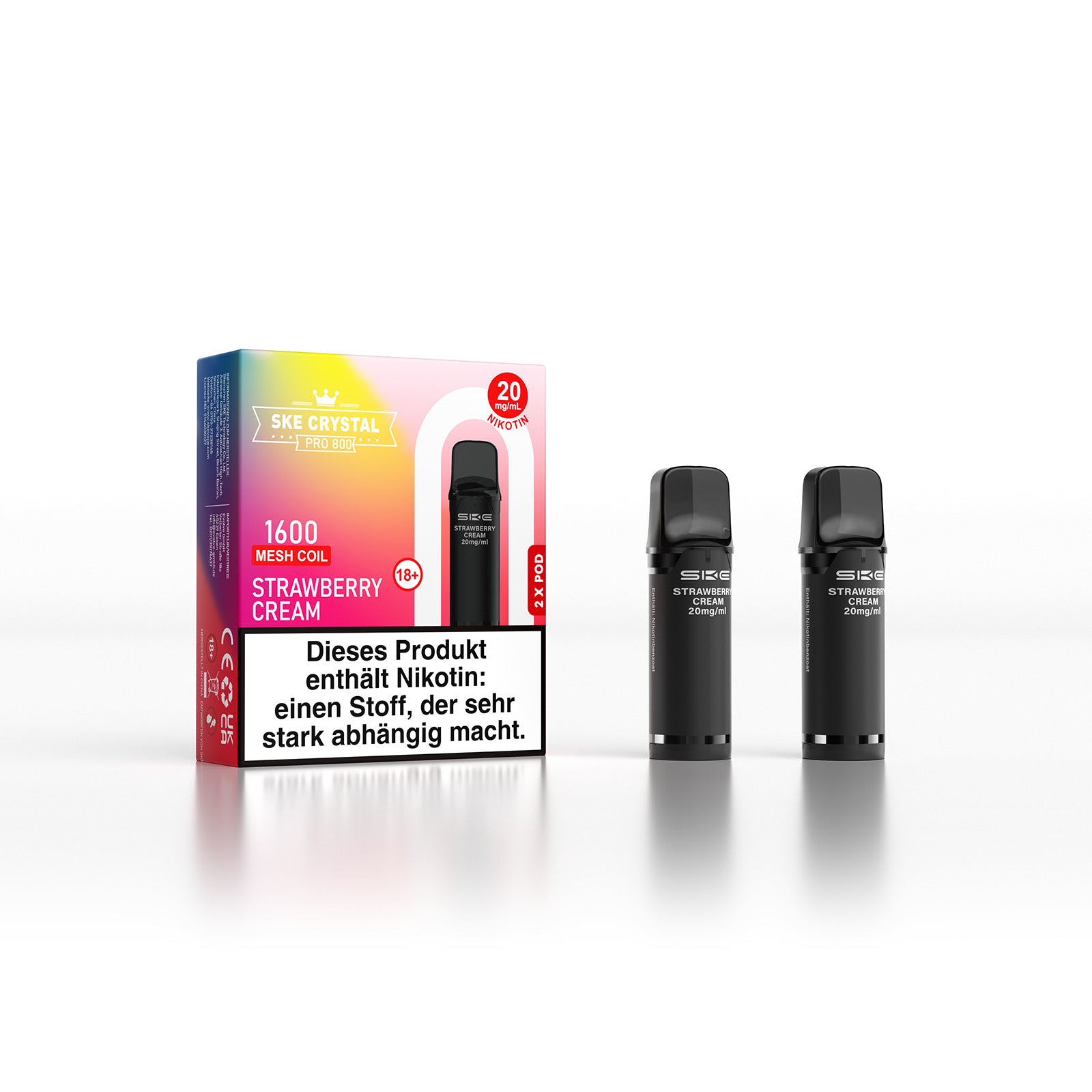 SKE 800 Pods Strawberry Cream  kaufen bei Anoca.de
