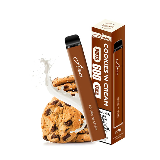 Anoca - Einweg E - Shisha 600 Puffs - Cookies 'n Cream - Anoca