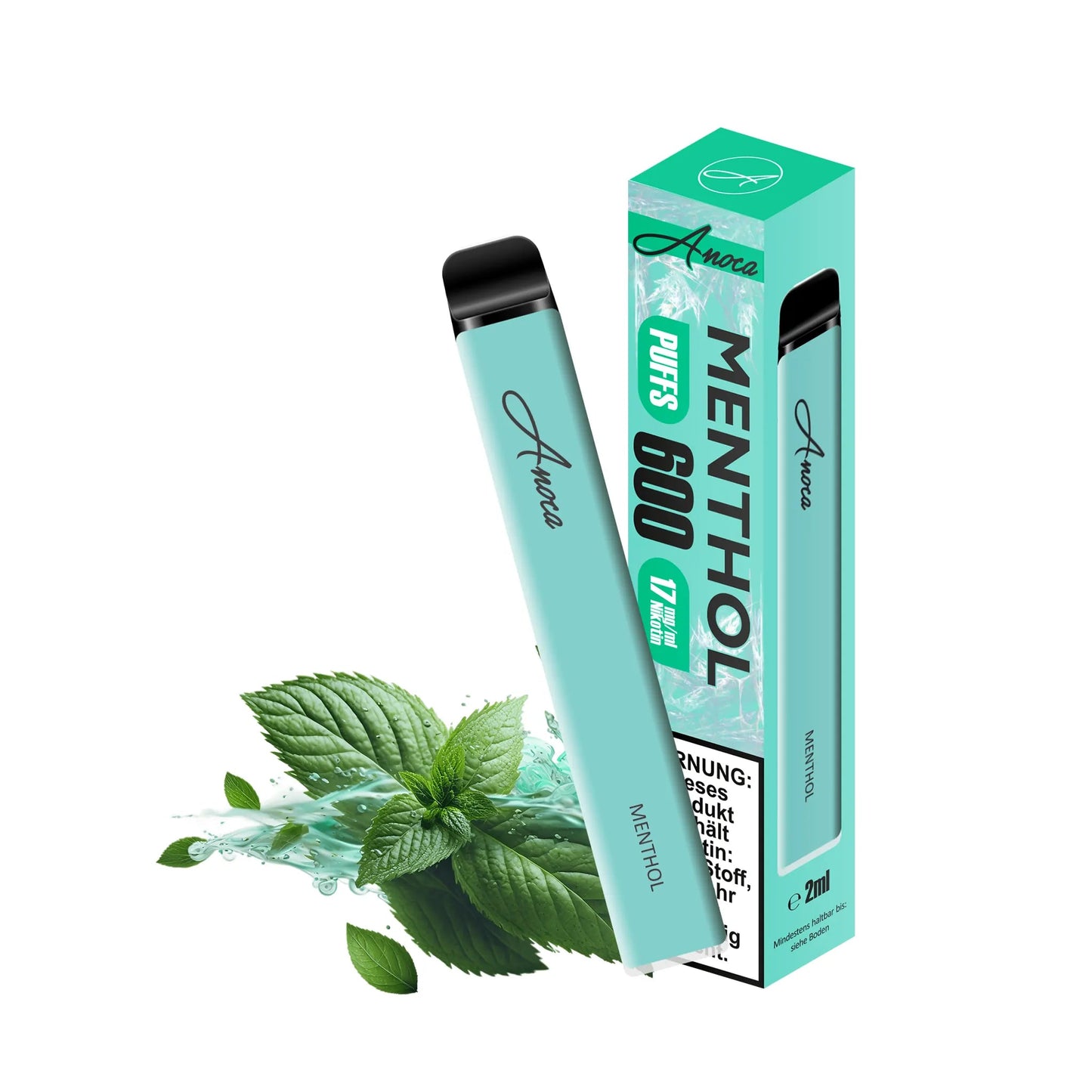 Anoca - Einweg E - Shisha 600 Puffs - Menthol - Anoca