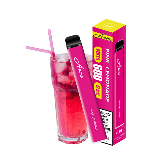 Anoca - Einweg E-Shisha 600 Puffs - Pink Lemonade