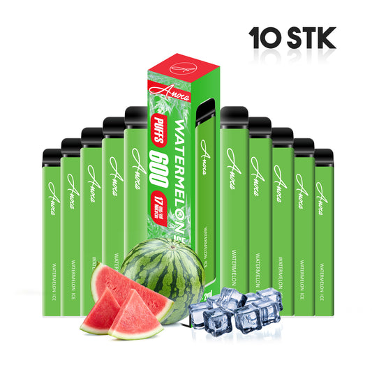 Anoca - Einweg E-Shisha 600 Puffs - Watermelon Ice - 10er Pack